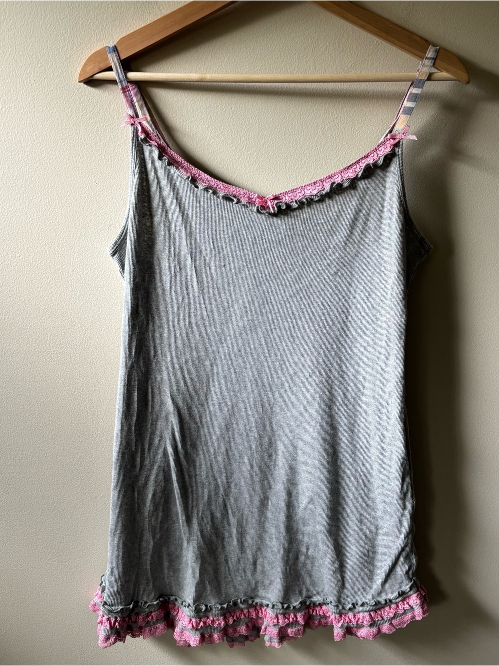 Lei Grey Y2K Sleep Mini Dress